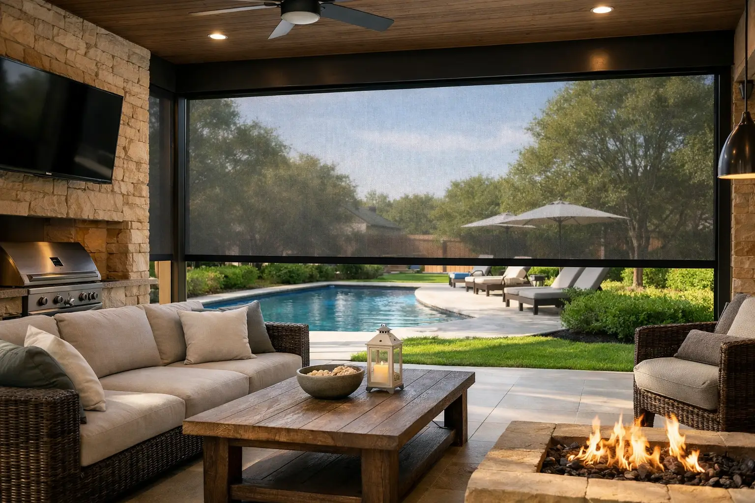 Automated Screen Systems for Dallas Outdoor Living