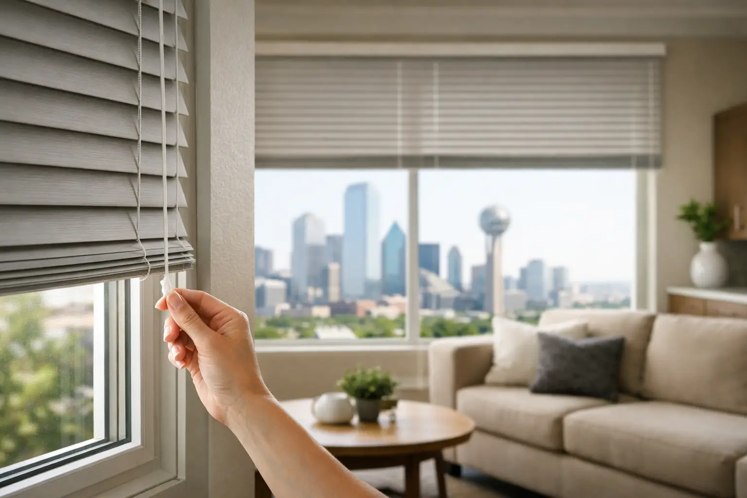 Custom Blinds Precision Fit for Dallas Homes