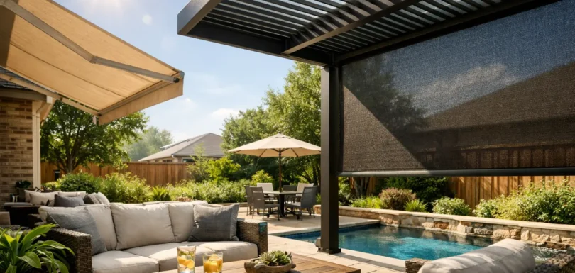 How to Shade Patio Openings for Dallas Heat