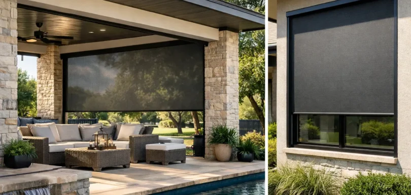 Zip Screen Shades for Dallas Patios and Windows
