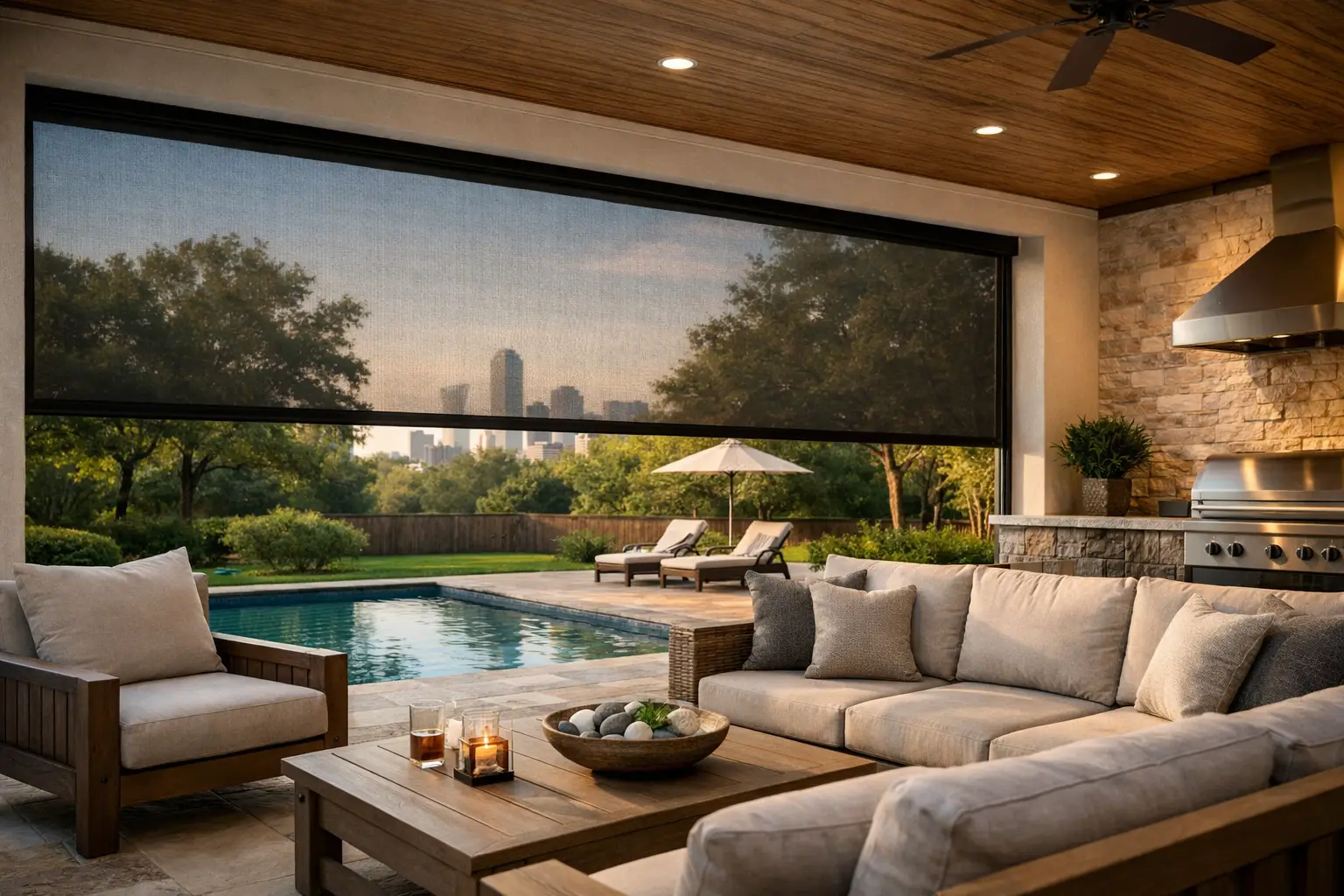 Automated Patio Screens for Dallas Outdoor Living