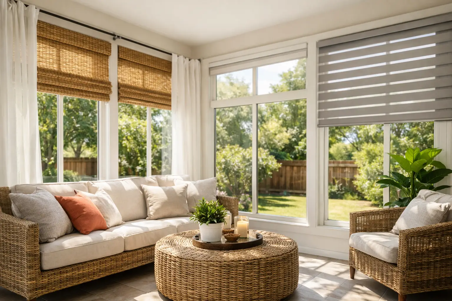 Best Window Treatments for Sunrooms in Dallas