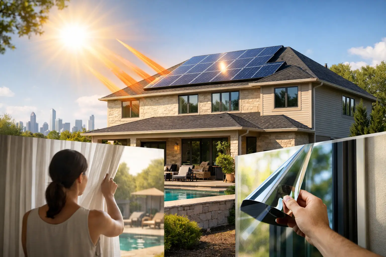 How to Reduce Solar Heat in Dallas Homes