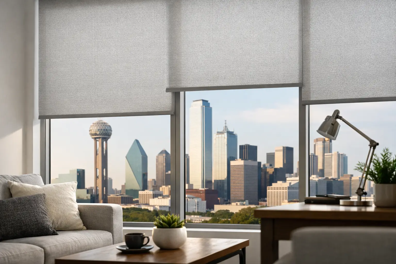 Indoor Roller Shades That Work Harder in Dallas