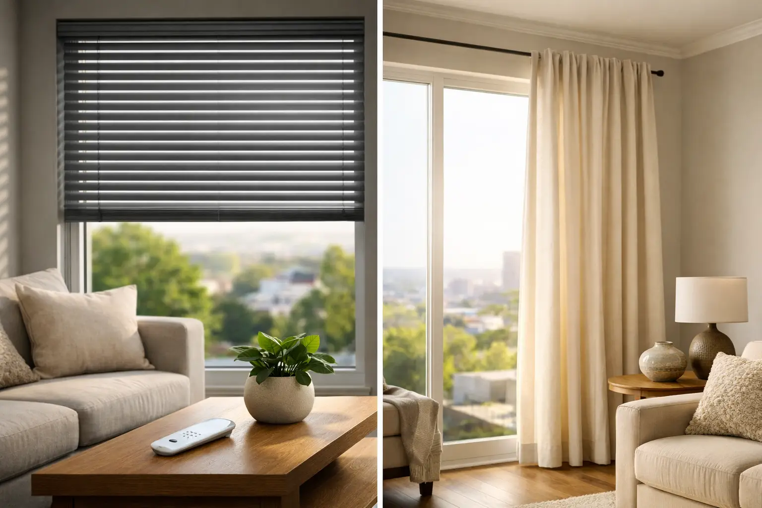 Motorized Blinds vs Curtains for Dallas Homes