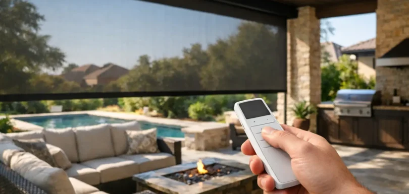 Remote Control Patio Screens for Dallas Homes