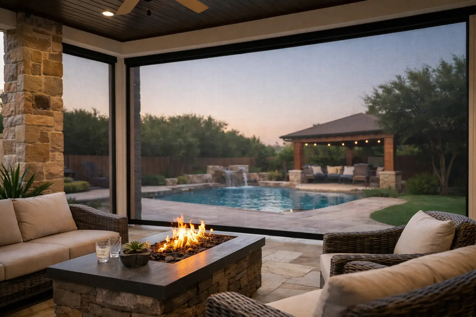 Retractable Patio Screens for Dallas Outdoor Living