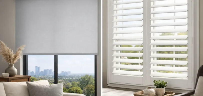 Roller Shades vs Shutters for Dallas Homes