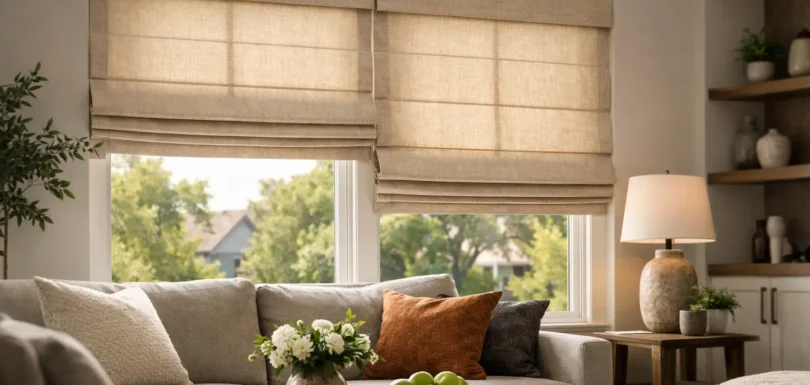 Roman Shades for Dallas Homes That Work Harder
