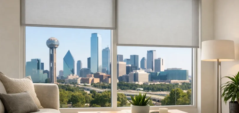 UV Blocking Roller Shades for Dallas Homes
