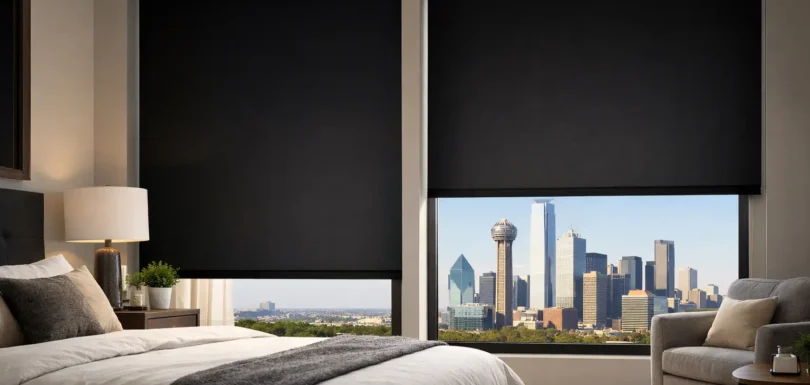 Blackout Roller Shades for Dallas Homes