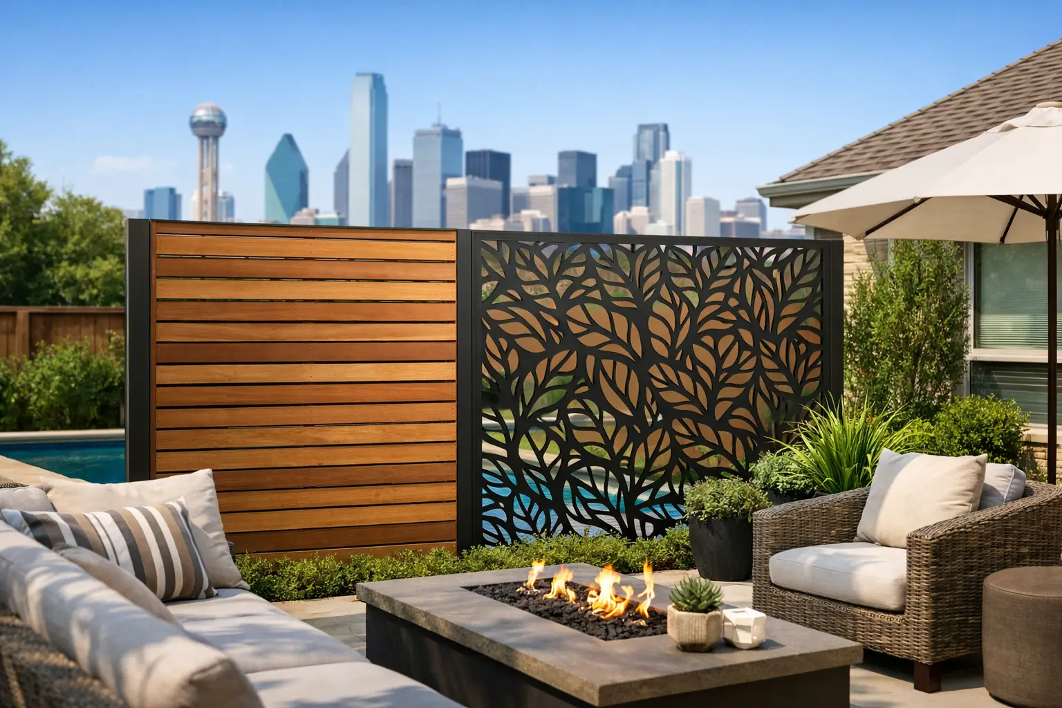 Outdoor Privacy Screens for Dallas-Fort Worth Homes
