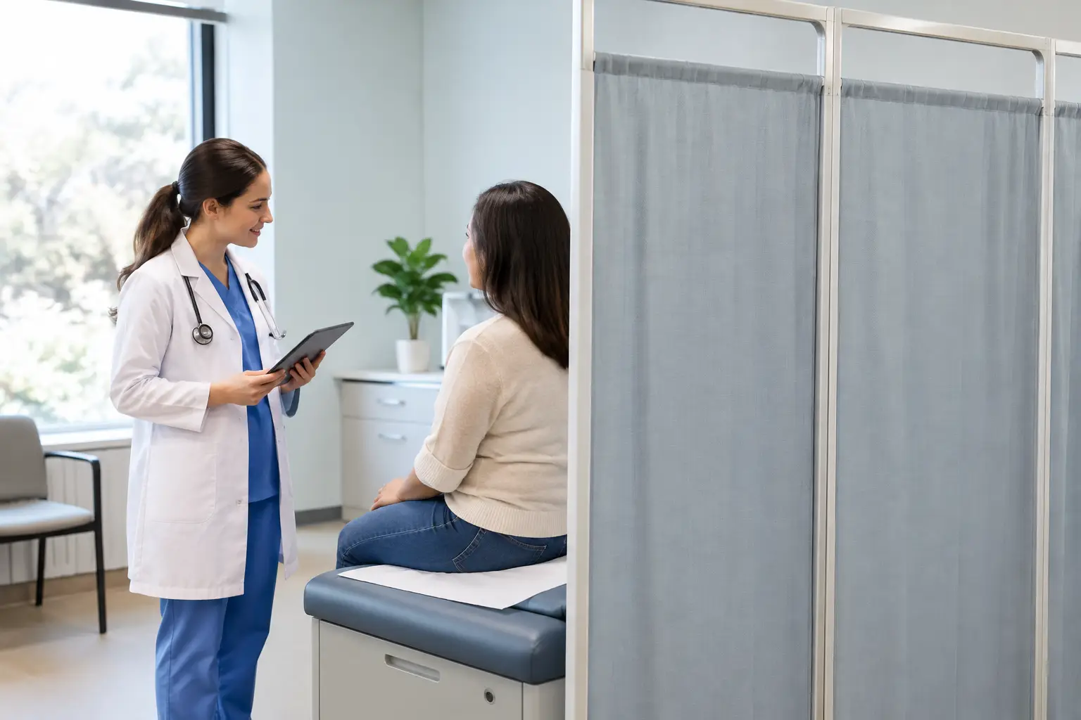 Clinic Privacy Shades Built for Better Care